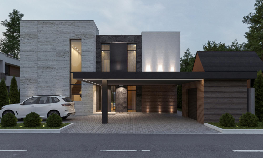 Dak Teras Rumah Minimalis Dengan Carport